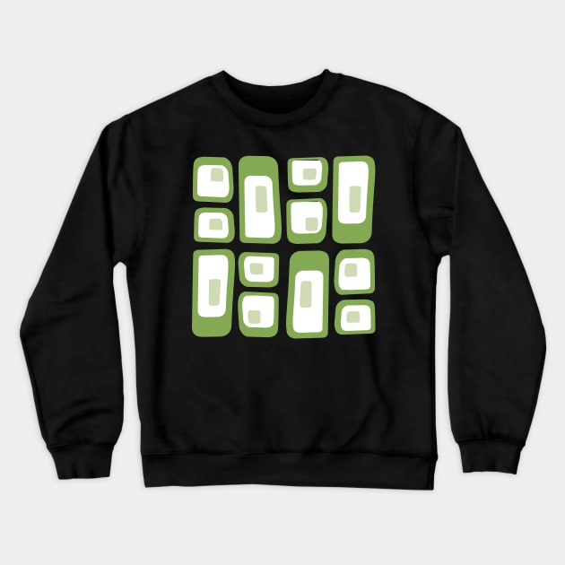 MCM Green Geometric Pattern Crewneck Sweatshirt by Carla BaremB